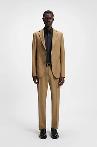 Slim-fit jacket machine-washable stretch fabric