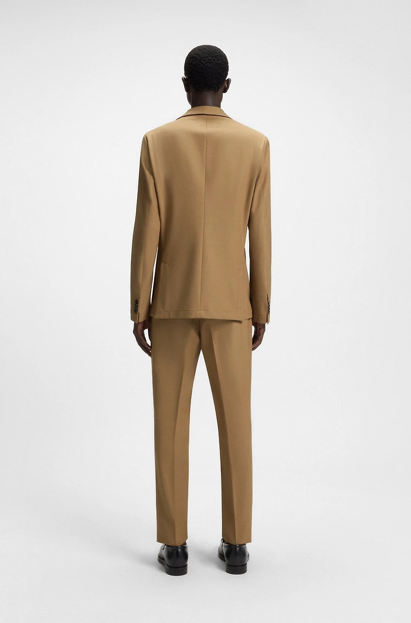 Slim-fit jacket machine-washable stretch fabric