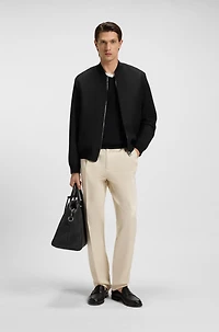 Slim-fit jacket machine-washable stretch fabric
