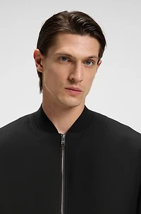 Slim-fit jacket machine-washable stretch fabric
