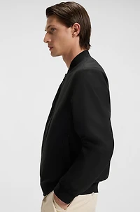 Slim-fit jacket machine-washable stretch fabric