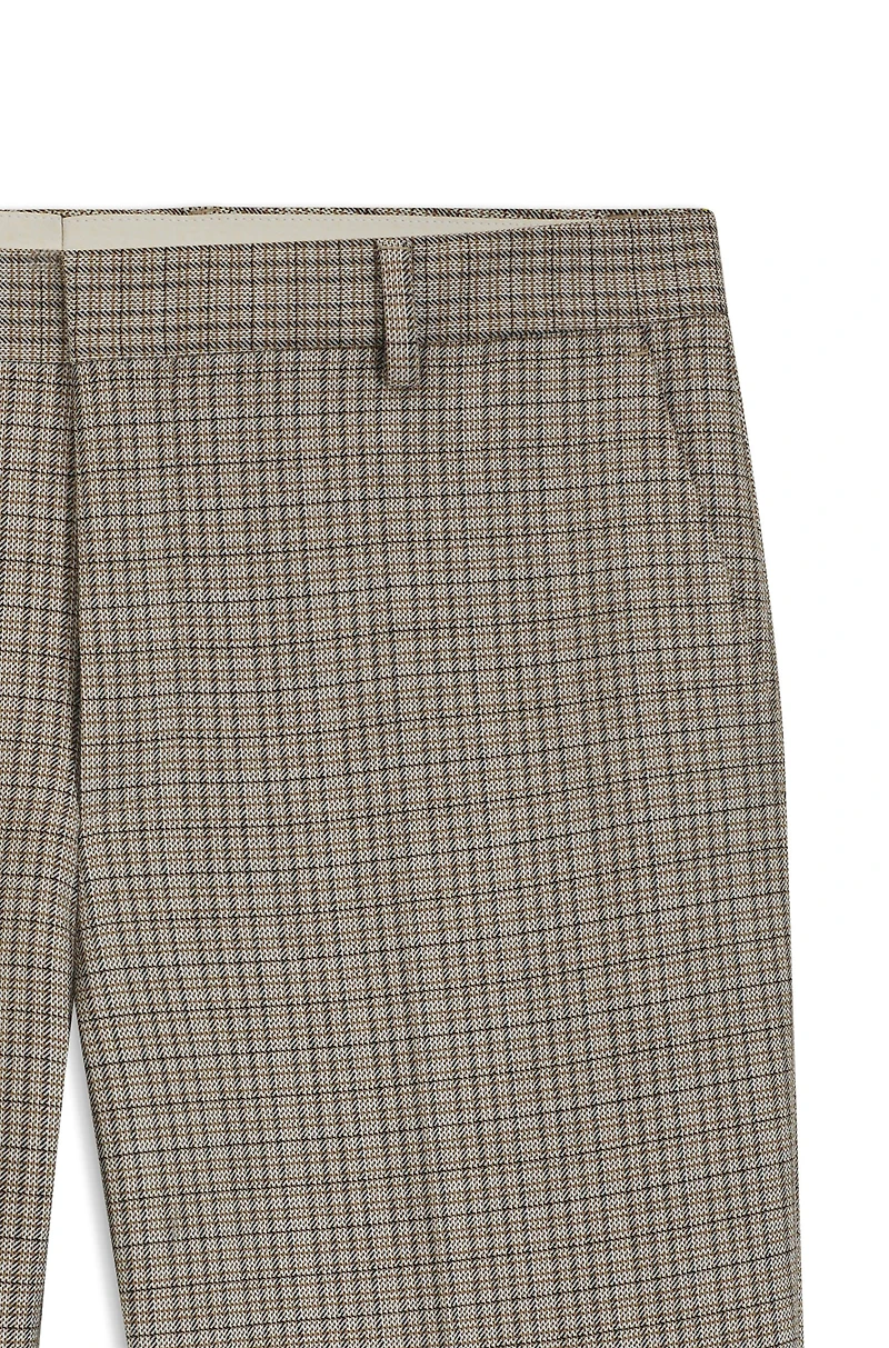 Relaxed-fit wrapped pants stretch fabric