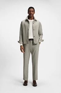 Relaxed-fit wrapped pants stretch fabric