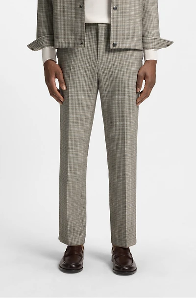 Relaxed-fit wrapped pants stretch fabric