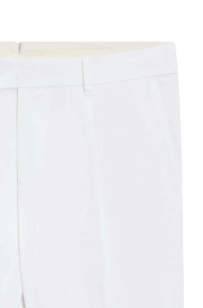 Slim-fit pants stretch cotton