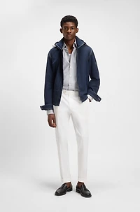 Slim-fit pants stretch cotton