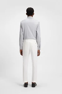 Slim-fit pants stretch cotton