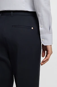 Slim-fit trousers stretch cotton