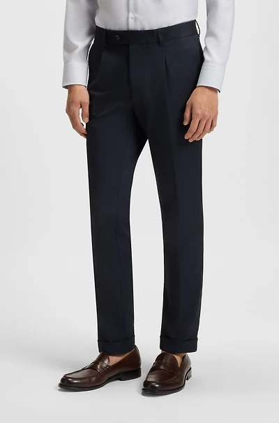 Slim-fit trousers stretch cotton