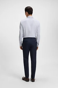 Slim-fit trousers stretch cotton