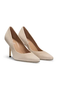 Suede pumps with GAIT-TECH® insole