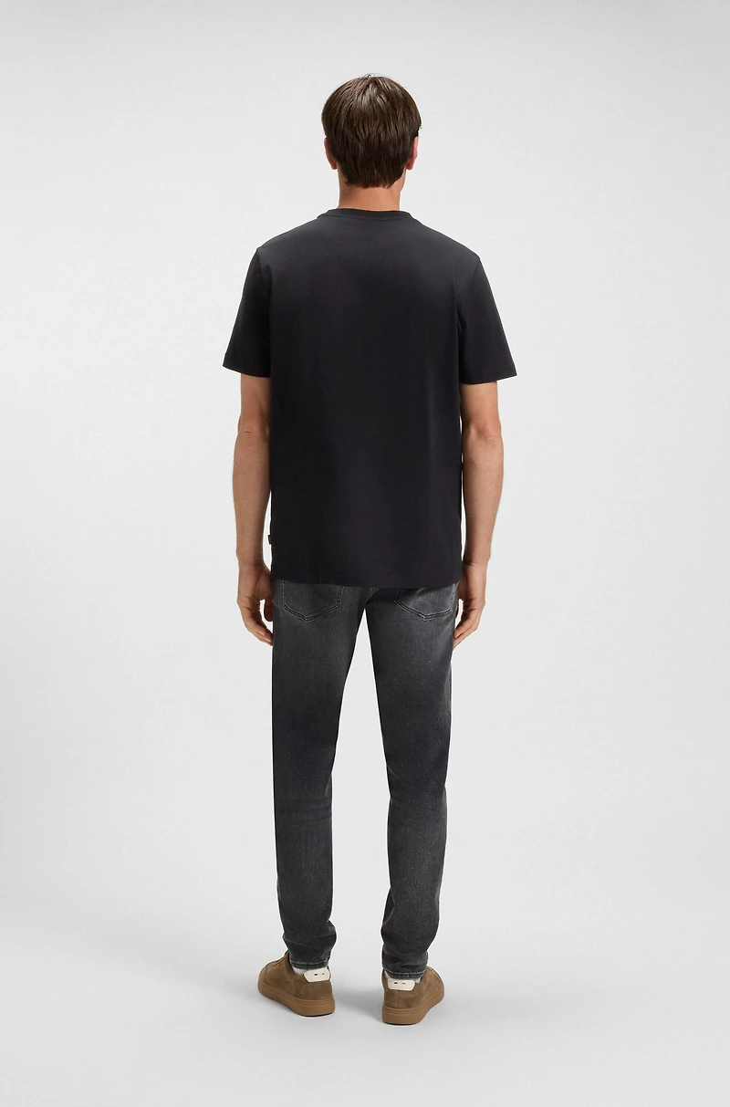 Cotton T-shirt with logo artwork