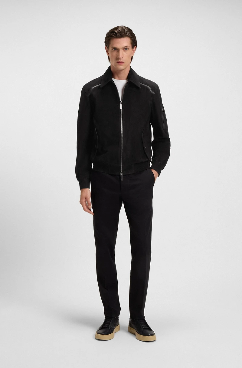 BOSS x ASTON MARTIN jacket metis suede