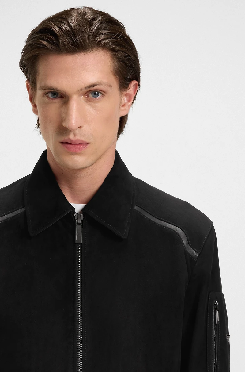 BOSS x ASTON MARTIN jacket metis suede