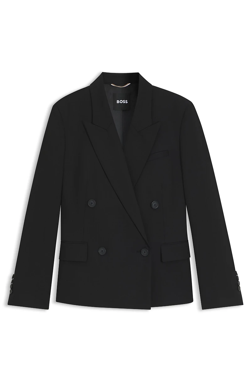 Regular-fit blazer virgin wool
