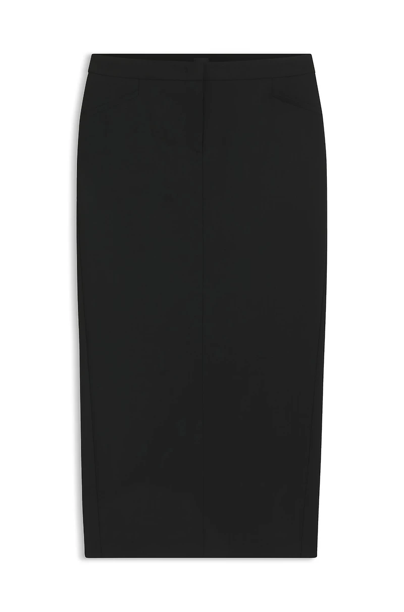 Pencil skirt wool