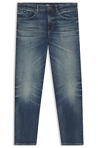 Blue jeans stretch denim