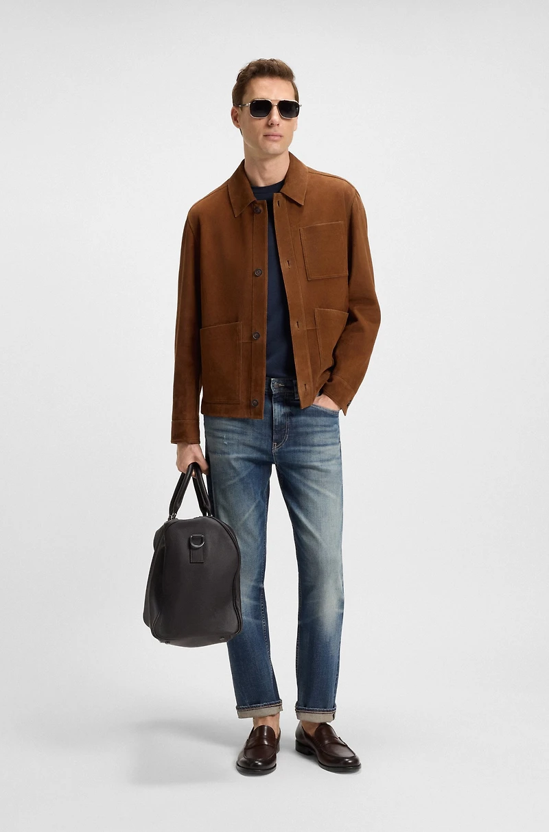 Blue jeans stretch denim