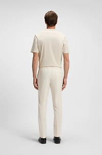 Packable trousers water-repellent stretch fabric