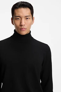 Rollneck sweater cashmere