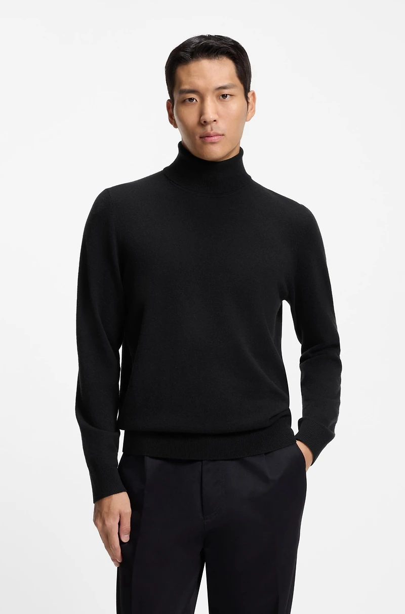 Rollneck sweater cashmere