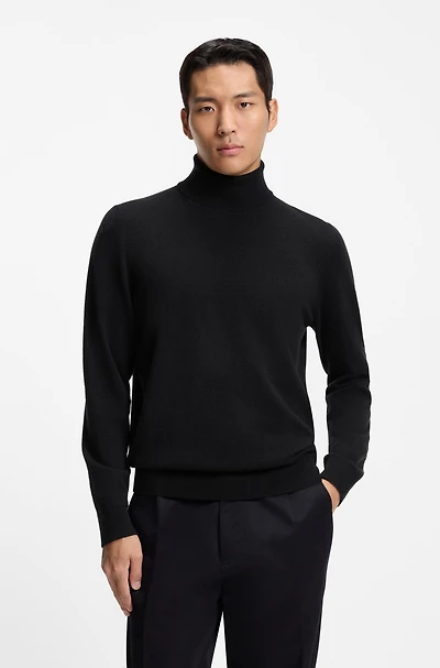 Rollneck sweater cashmere