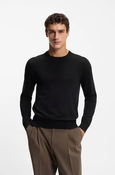 Cashmere sweater a regular fit