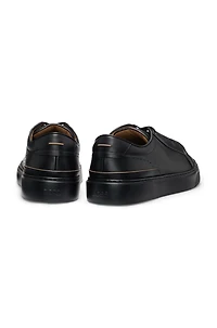 Gary leather trainers with hidden laces