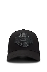 Porsche x BOSS cap in cotton with co-branded patch