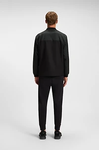 Water-repellent jacket with Double B monogram pattern