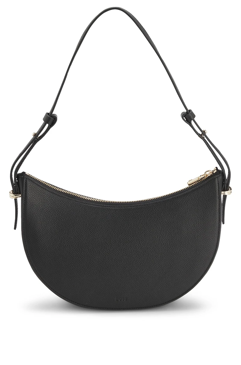 Leather crossbody bag with Double B monogram