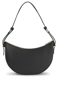 Leather crossbody bag with Double B monogram