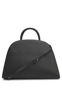 Ariell tote bag in grained leather with detachable strap