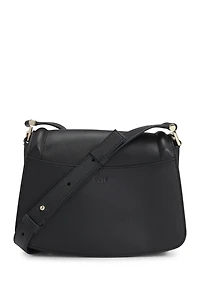 Ariell saddle bag in grained leather