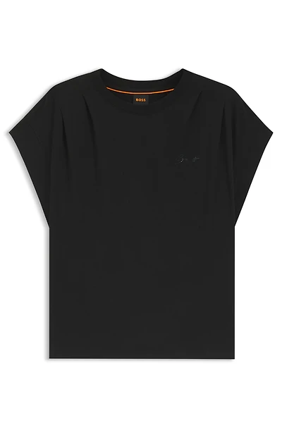 Handwritten-logo relaxed-fit T-shirt cotton jersey