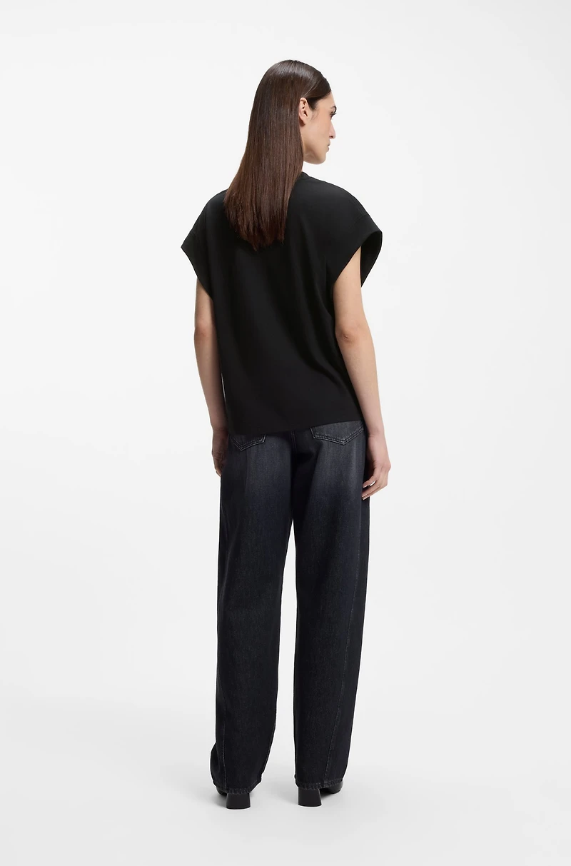 Handwritten-logo relaxed-fit T-shirt cotton jersey