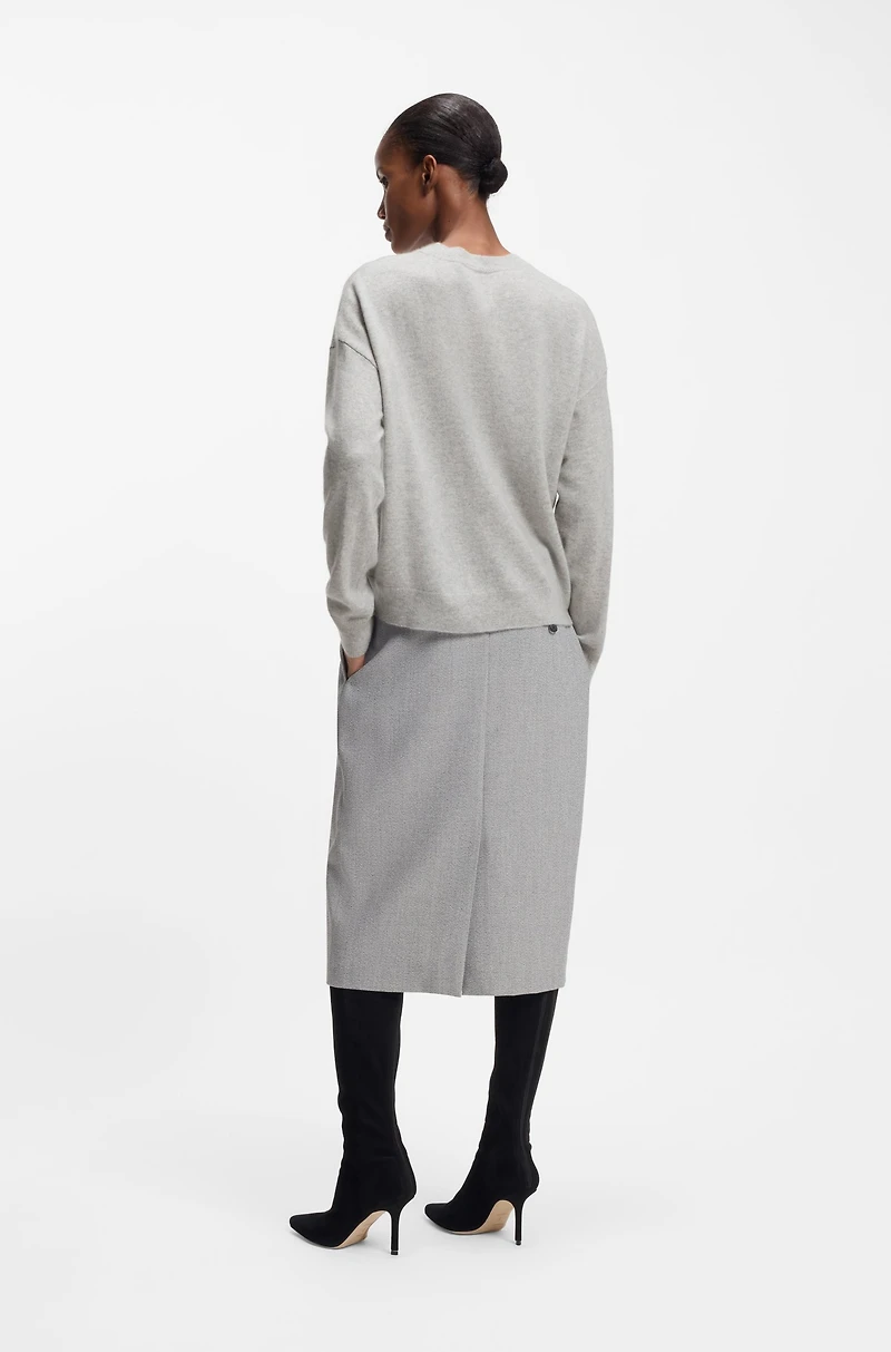 Knitted sweater 100% cashmere