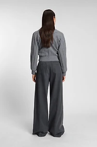 Rollneck sweater virgin wool and cashmere