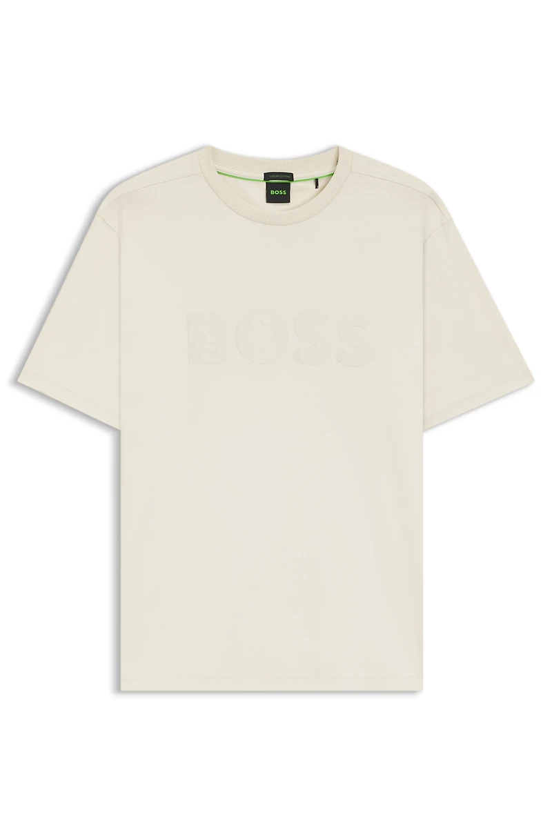 Structured-logo T-shirt cotton jersey