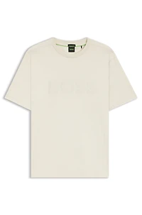Structured-logo T-shirt cotton jersey