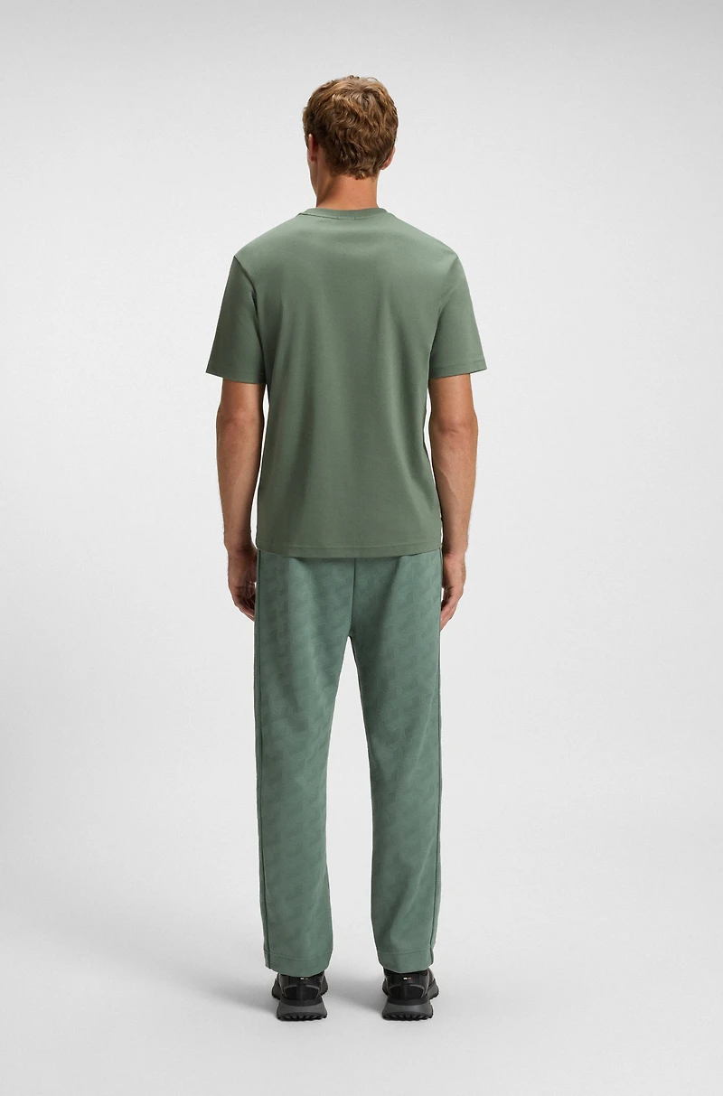 Structured-logo T-shirt cotton jersey