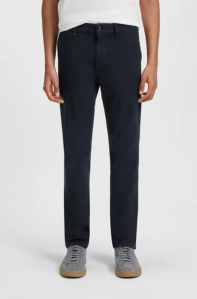 Slim-fit pants stretch cotton