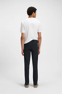 Slim-fit pants stretch cotton