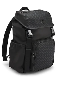 Twill backpack with Double B monogram