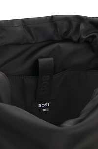 Twill backpack with Double B monogram