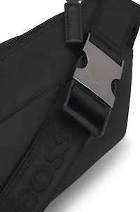 Belt bag with monogram pattern