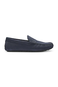 Driver-sole loafers nubuck leather