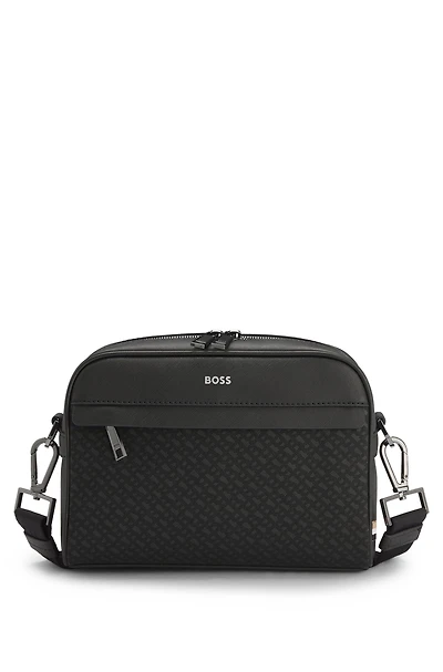 Crossbody bag with monogram details