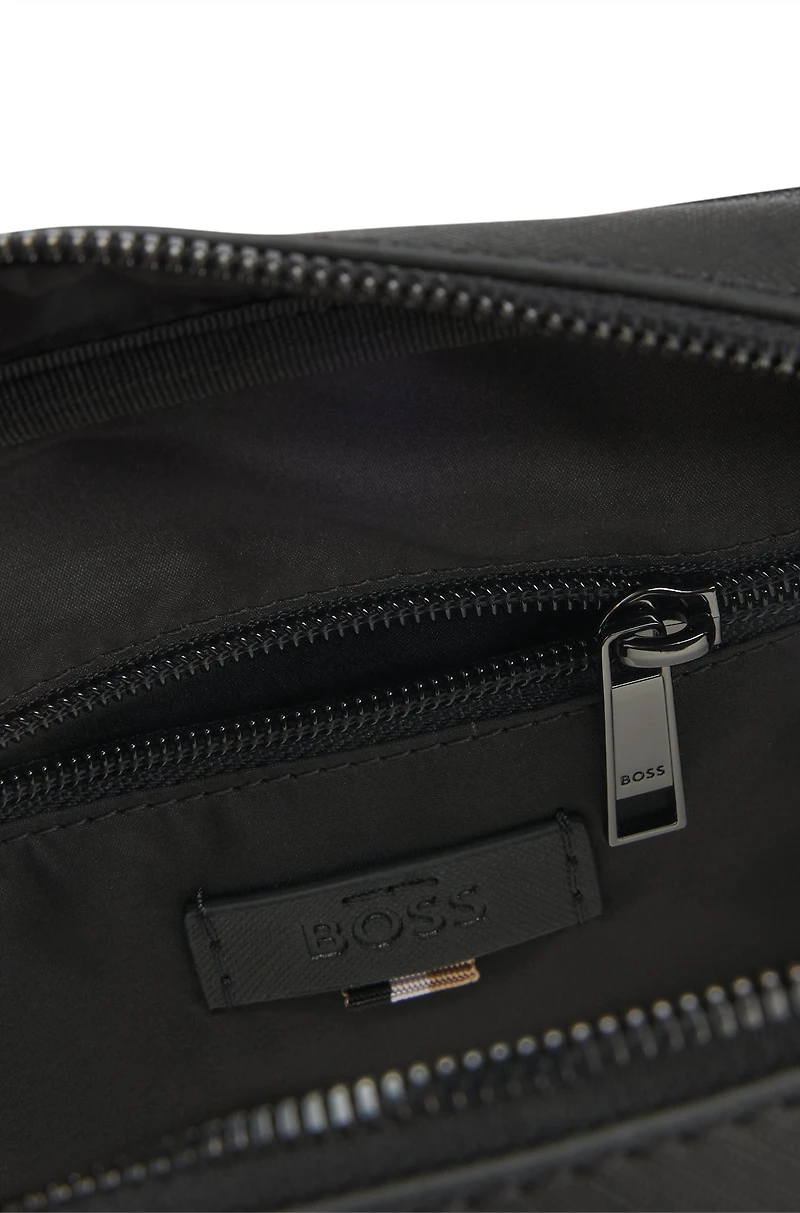 Crossbody bag with monogram details