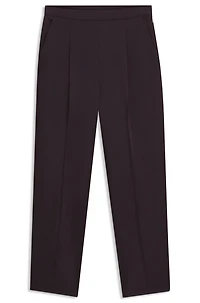 Regular-fit trousers with tapered leg